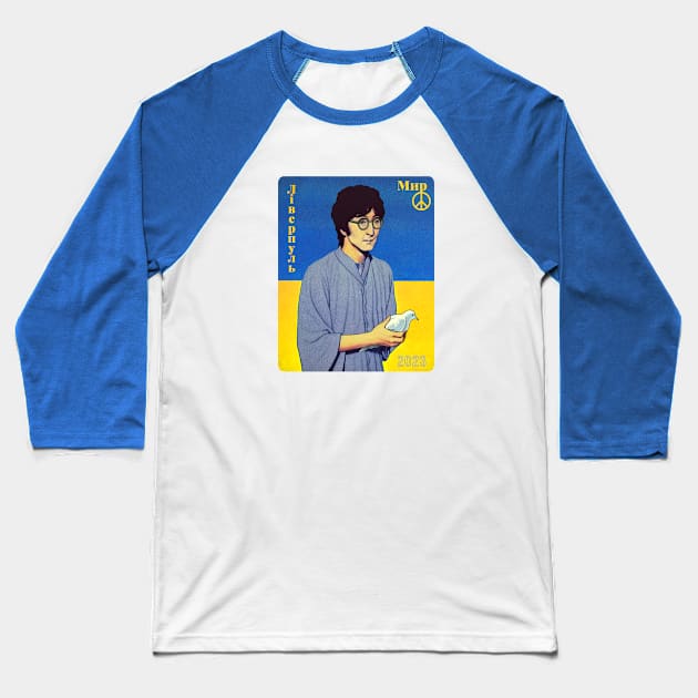 Dove of Peace Baseball T-Shirt by Giddy Grafix